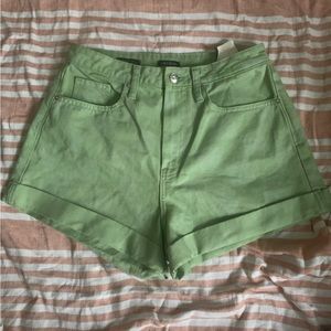 Green Wild Fable Shorts